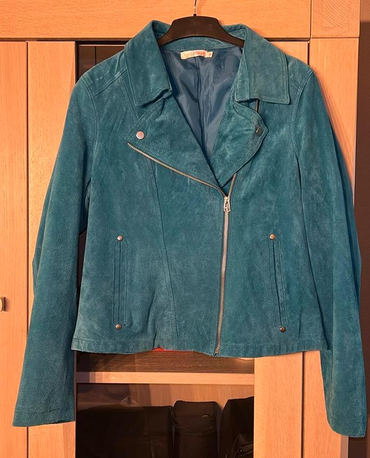 Leren jasje maat xl, Kleding | Dames, Jassen | Winter, Zo goed als nieuw, Maat 46/48 (XL) of groter, Overige kleuren, Ophalen of Verzenden