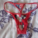 Rode string met print, Kleding | Dames, Ophalen of Verzenden, String