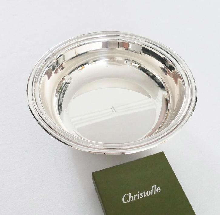 Christofle - Albi - Verzilverde Groenteschaal - Nieuwstaat, Antiquités & Art, Antiquités | Plateaux, Envoi