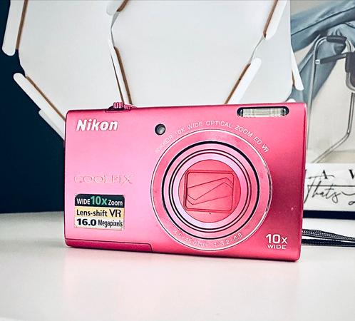 NIKON COOLPIX S6200 ROZE, Audio, Tv en Foto, Fotocamera's Digitaal, Zo goed als nieuw, Compact, Nikon, 8 keer of meer, Ophalen