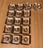 16 kaarsenhouders, Overige materialen, Gebruikt, Overige kleuren, Ophalen of Verzenden