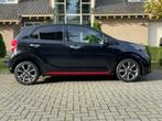 Kia Picanto 1.0 GT-LINE NAVI CAMERA LEDER, Auto's, Elektrische ramen, Zwart, Leder, Bedrijf