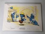 Sam als Smurf (Jan Bosschaert) - eerbetoon aan Peyo - 100 ex, Jan Bosschaert, Une BD, Enlèvement ou Envoi, Neuf