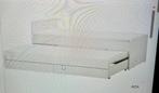 lit 1 personne gigogne, Ophalen, 90 cm, Wit, Tweepersoons