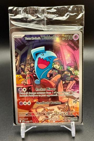 GEZOCHT : Team rocket’s wobbuffet ar 203 ENGELS beschikbaar voor biedingen