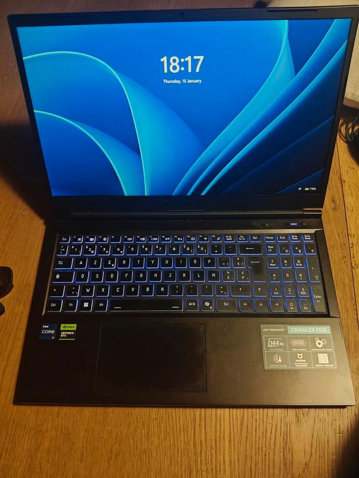 Medion Erazer Crawler E50i - gaming PC, Computers en Software, Windows Laptops, Zo goed als nieuw, 15 inch, SSD, 4 Ghz of meer