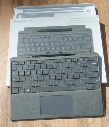 Clavier Surface Pro X/8/9 avec Pen 2 - Qwerty, Informatique & Logiciels, Windows Tablettes, Enlèvement, Utilisé, Pro X/8/9, Microsoft Surface Pro