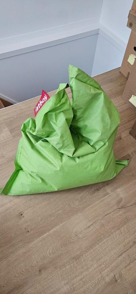 Fatboy Junior, Huis en Inrichting, Zitzakken, Gebruikt, Overige typen, Groen, Ophalen