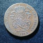 2 cent 1862 Leopold I, Postzegels en Munten, Munten | België, Verzenden, Losse munt