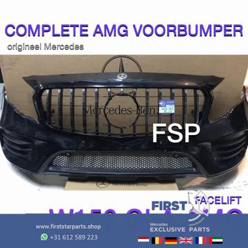 W156 GLA FACELIFT AMG GT VOORBUMPER WIT GRIJS ZWART complete