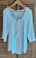 Prachtig geborduurde blouse large..C&A., Wit, Maat 42/44 (L), Ophalen of Verzenden, Zo goed als nieuw