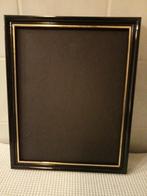 zwart/gouden lijst 22,6 x 28,2 cm, Ophalen of Verzenden, Minder dan 50 cm, Minder dan 50 cm