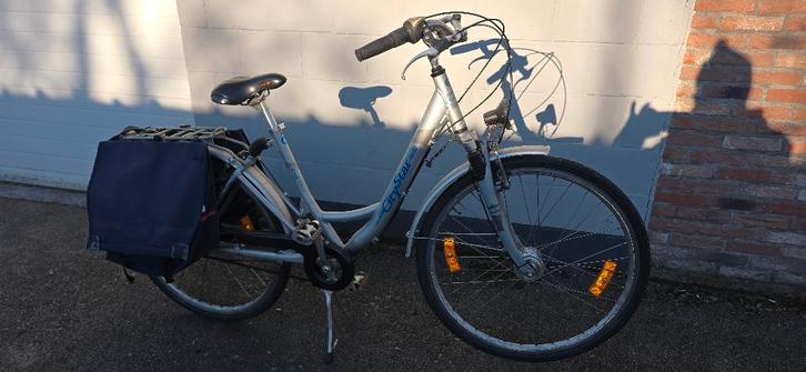 Fiets City Star Alu dames, lage instap €60, Fietsen en Brommers, Fietsen | Dames | Damesfietsen, Gebruikt, Overige merken, (Extra) lage instap