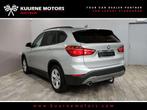 BMW X1 sDrive18d Leder/Gps/Pdc/Cruise/Bt *1j garantie*, Auto's, BMW, Te koop, Zilver of Grijs, 1580 kg, Gebruikt