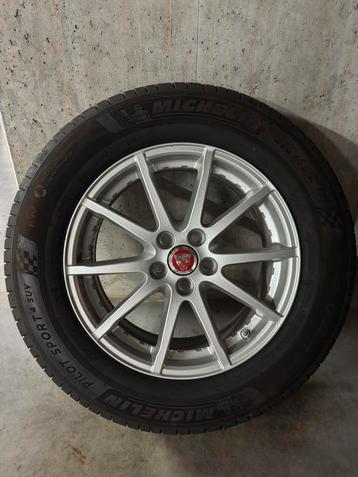 Jaguar velgen - Michelin Pilot Sport 4, Pneus été, 17 pouces, Enlèvement, Utilisé