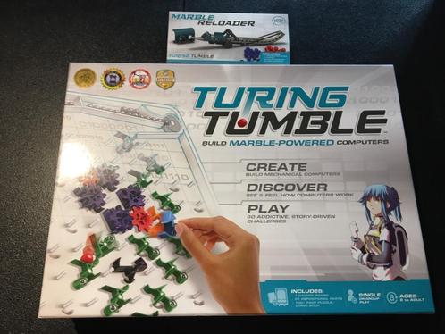 Turing Tumble + Marble Reloader, Hobby en Vrije tijd, Denksport en Puzzels, Zo goed als nieuw, Overige typen, Ophalen of Verzenden
