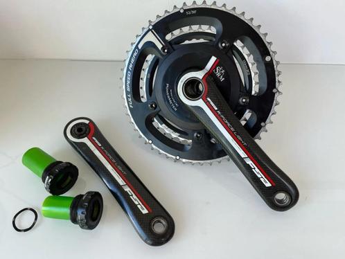 SRM Power Meter FSA K-Force Light Carbon Kettenradgarnitur, Fietsen en Brommers, Fietsonderdelen, Zo goed als nieuw, Mountainbike