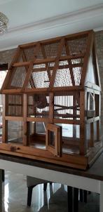 A vendre superbe cage en bois fait à la main., Dieren en Toebehoren, Ophalen, Zo goed als nieuw, Hout