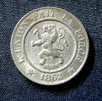 10 cent 1863 - Leopold I, Postzegels en Munten, Munten | België, Verzenden, Losse munt
