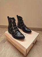 Laarsjes chaussea. Maat 37. 1x gedragen, Chaussea, Enlèvement ou Envoi, Comme neuf, Noir