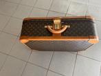 LOUS VUITON KOFFER VINTAGE, Handtassen en Accessoires, Koffers, Slot, Leer, Zo goed als nieuw, Minder dan 35 cm