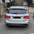 Mercedes c180 amg line, Auto's, Achterwielaandrijving, 4 cilinders, Zwart, Leder