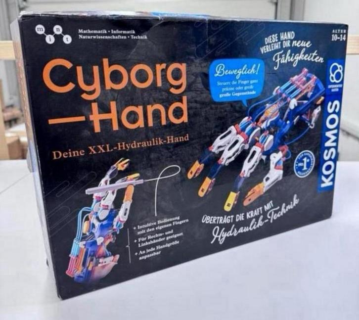 Cyborg-Hand - Bouwpakket robot hand - bouwen Kinderen 10+, Kinderen en Baby's, Speelgoed | Educatief en Creatief, Nieuw, Knutselen