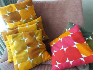 6 vintage sierkussens voor salon - kleurig beschikbaar voor biedingen