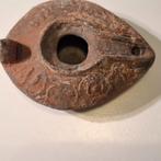 Oud-Romeins olielampje in terracotta, Antiek en Kunst, Verzenden