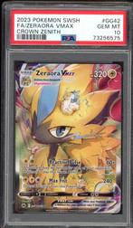 Zeraora VMAX [FA] PSA 10 - GG42/GG70 - Couronne Zénith 2023, Enlèvement ou Envoi, Comme neuf, Cartes en vrac