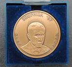 1987 Médaille Bruphila KLBP-FRCPB Bruxelles Expo du timbre, Verzenden, Brons