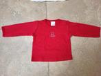 1 euro koopjes ! Mooi rood truitje mt 68, Kinderen en Baby's, Babykleding | Maat 68, Ophalen of Verzenden, Zo goed als nieuw, Meisje