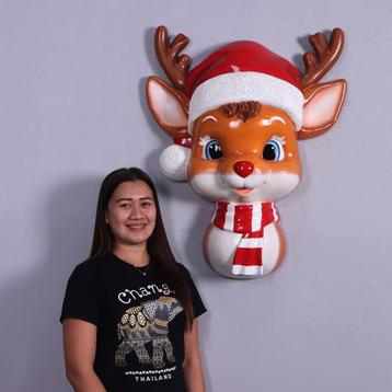 Cute Reindeer Wall Decor – Rendier Hoogte 78 cm beschikbaar voor biedingen