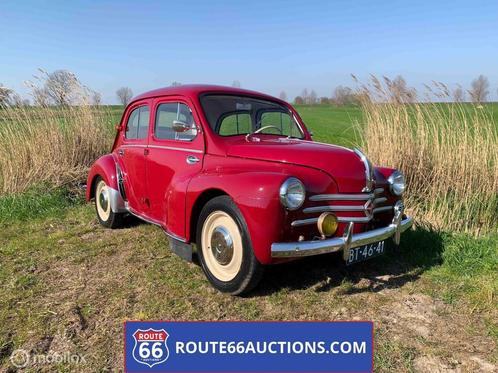 Renault 4CV 1960 | Route 66 Auctions, Auto's, Oldtimers, Bedrijf, Te koop, Renault, Benzine, Berline, 4 deurs, Handgeschakeld