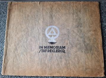 Huldeboek Staf De Clercq - 1943 ( Zeldzaam! ) beschikbaar voor biedingen