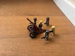 Lego-compatibele Duitse soldaten, Africa Korps en kanonnen, Ophalen of Verzenden, Zo goed als nieuw, Lego