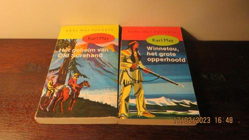 KARL MAY  2 Jeugd boeken uit de jaren 1970, Boeken, Kinderboeken | Jeugd | 10 tot 12 jaar, Zo goed als nieuw, Fictie, Ophalen of Verzenden