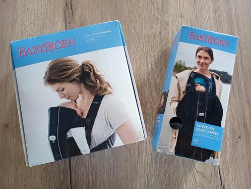 Baby Bjorn draagzak en cover, Kinderen en Baby's, Babydragers en Draagdoeken, Zo goed als nieuw, Draagzak, Ophalen