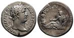 Empire romain, Denier - Hadrien (AFRICA), 136 AD, Enlèvement ou Envoi, Monnaie en vrac, Argent, Italie