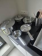 Ikea Pannenset 5 pannen (alle warmtebronnen), Huis en Inrichting, Keuken | Potten en Pannen, Ophalen of Verzenden, Zo goed als nieuw