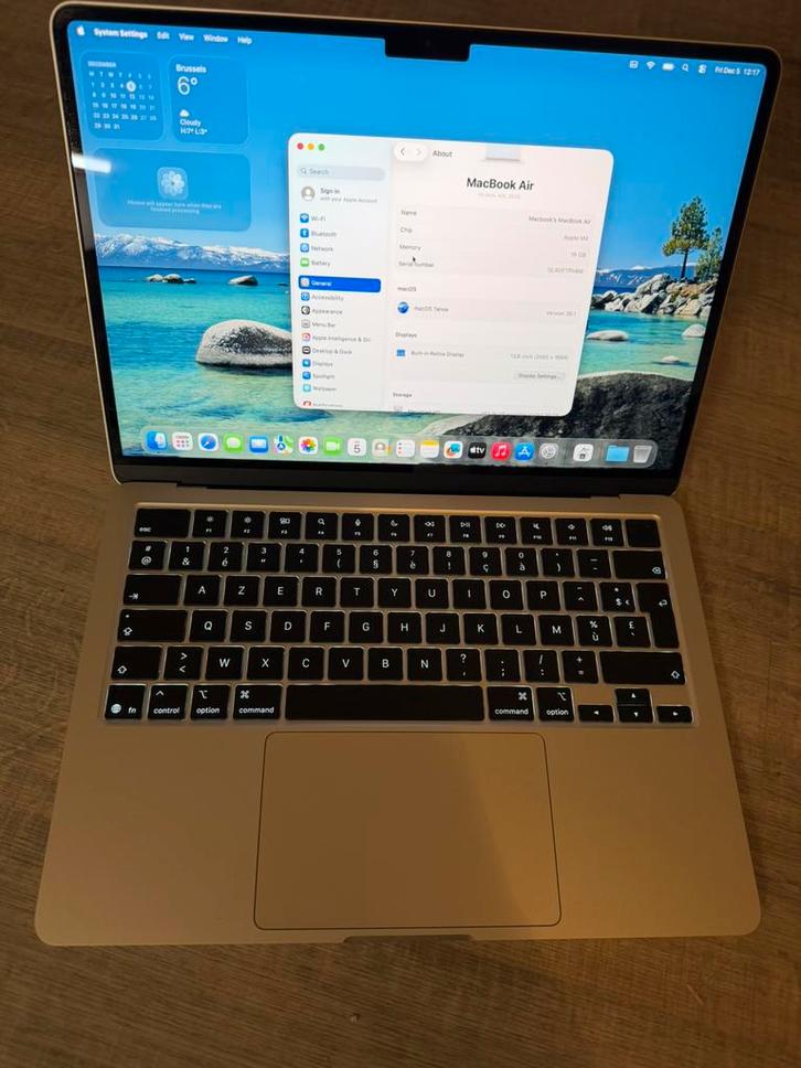 MacBook Air 13” M4 – 16GB RAM • 512GB SSD • 10-Core CPU/GPU, Computers en Software, Apple Macbooks, Zo goed als nieuw, MacBook