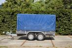 Aanhangwagen dubbelasser gesloten, Auto diversen, Aanhangers en Bagagewagens, Ophalen, Gebruikt