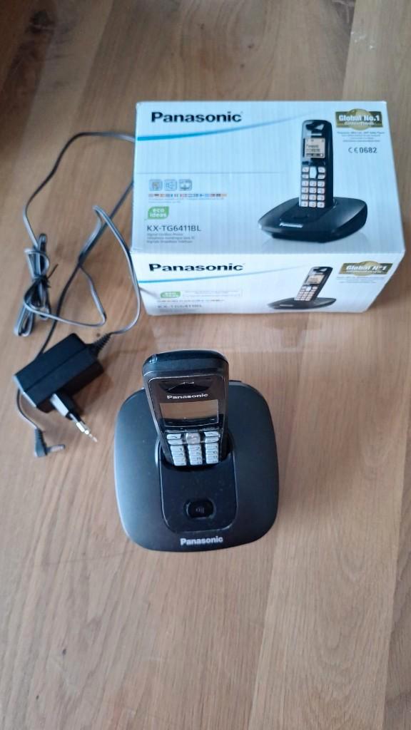 Panasonic draadloze telefoon voor vaste lijn, Telecommunicatie, Vaste telefoons | Handsets en Draadloos, Gebruikt, 1 handset, Ophalen of Verzenden