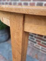 Eiken sidetable/wandconsole, Huis en Inrichting, Tafels | Sidetables, Ophalen of Verzenden, Zo goed als nieuw, Rond