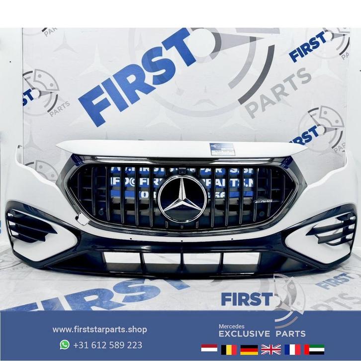 W214 E53 AMG BUMPER COMPLEET A2148856902 origineel MERCEDES, Auto-onderdelen, Carrosserie, Bumper, Mercedes-Benz, Voor, Gebruikt