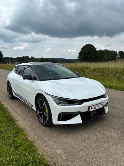 Kia EV6 GT AWD., Auto's, Kia, Bedrijf, EV6, 360° camera, Elektrisch, Berline, 5 deurs, Automaat, Wit, Zwart, Leder en Alcantara