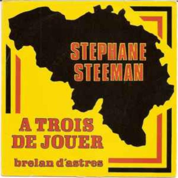 single stephane steeman---a trois de jouer---, CD & DVD, Vinyles Singles, Utilisé, Single, Pop, 7 pouces, Enlèvement ou Envoi