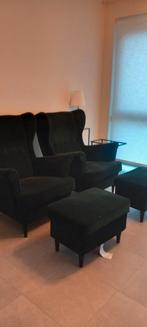 Zetel met voetenbank 2x (Ikea), Huis en Inrichting, Ophalen