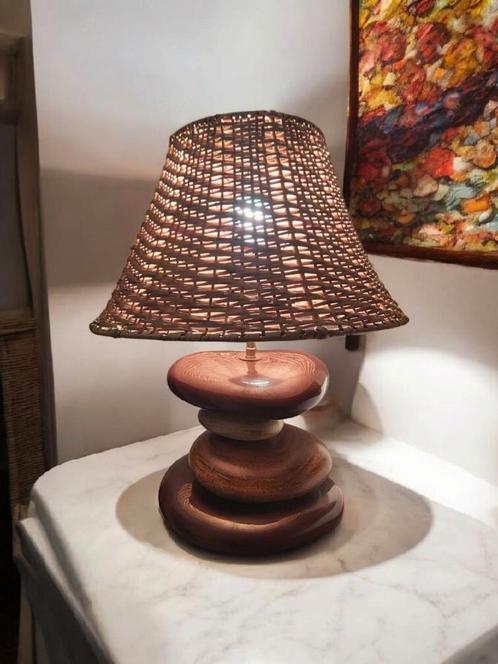 Te Koop: Vintage François Chatain Keramische Lamp, Huis en Inrichting, Lampen | Tafellampen, Zo goed als nieuw, Ophalen of Verzenden