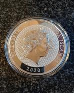 1Kg Zilver verzamelmunt cook islands 2020, Timbres & Monnaies, Enlèvement